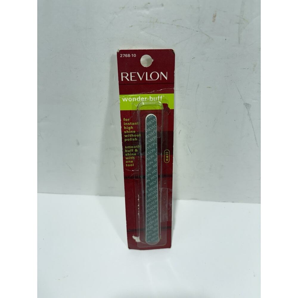 Revlon Wonder Buff‎ Emery Board Nail File Superior Quality Vintage Discontinued